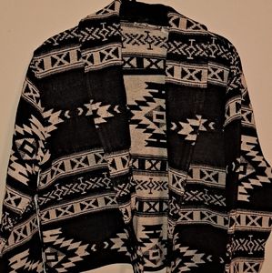 Tantrums Aztec print crop jacket